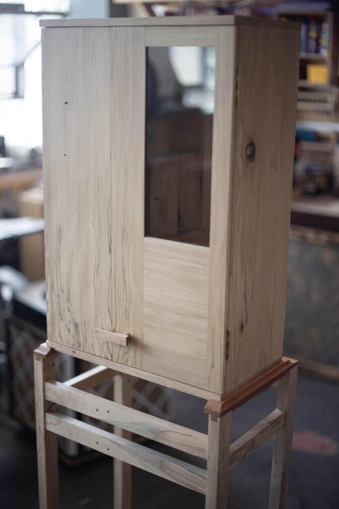 custom wooden cabinet