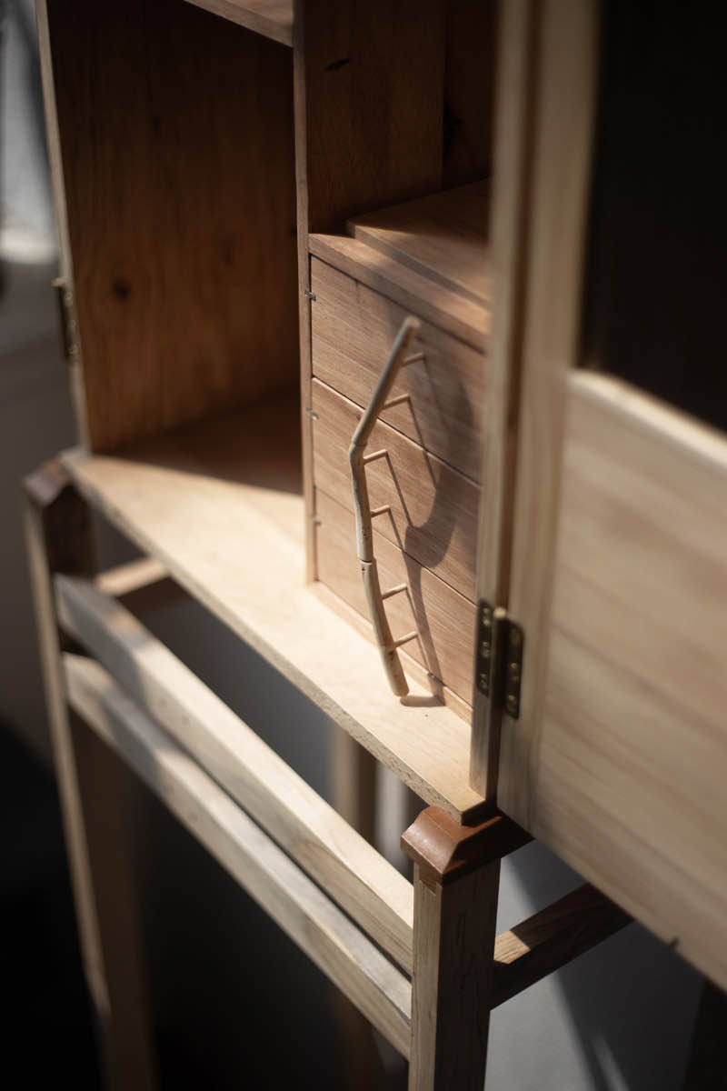 custom wooden cabinet