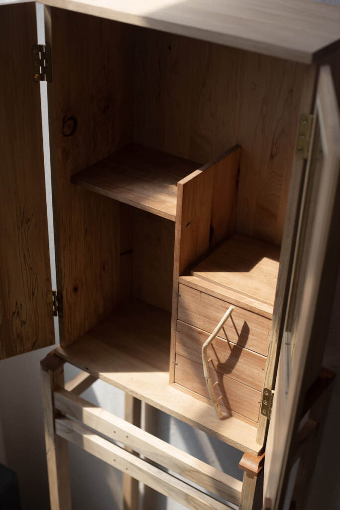custom wooden cabinet