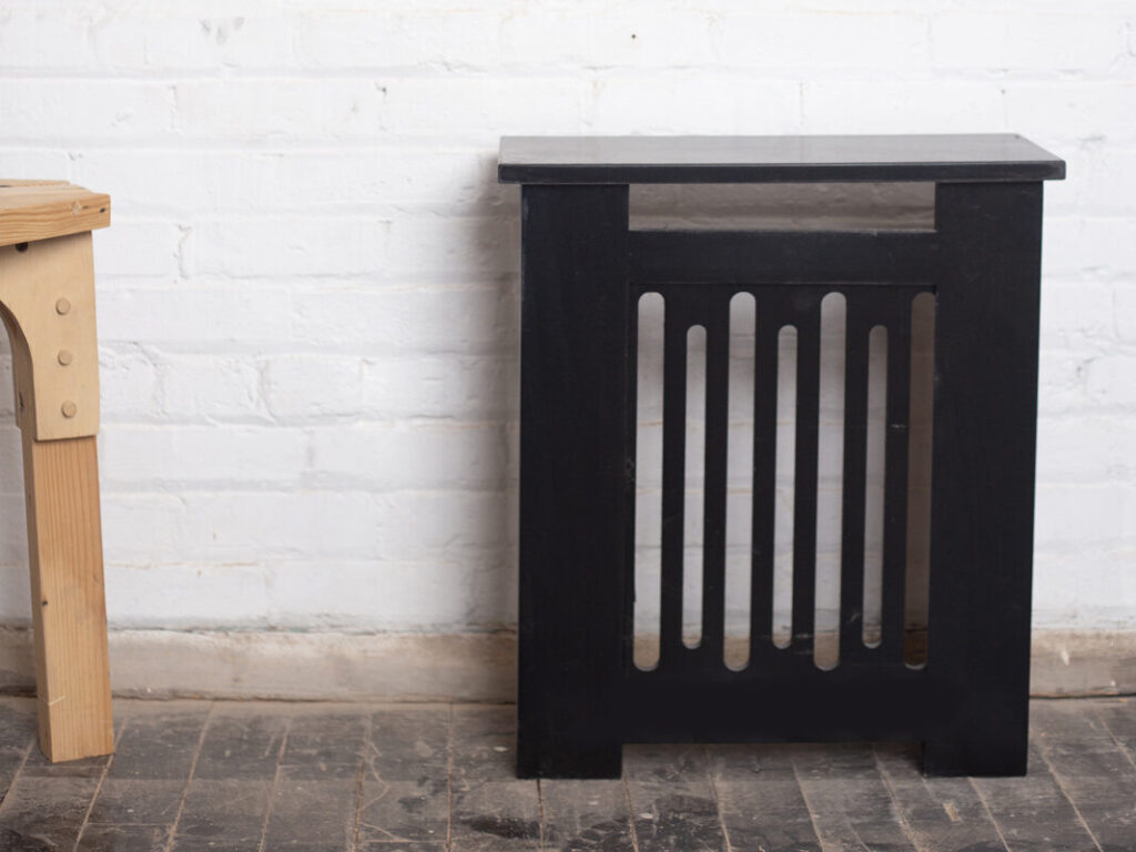black radiator cover