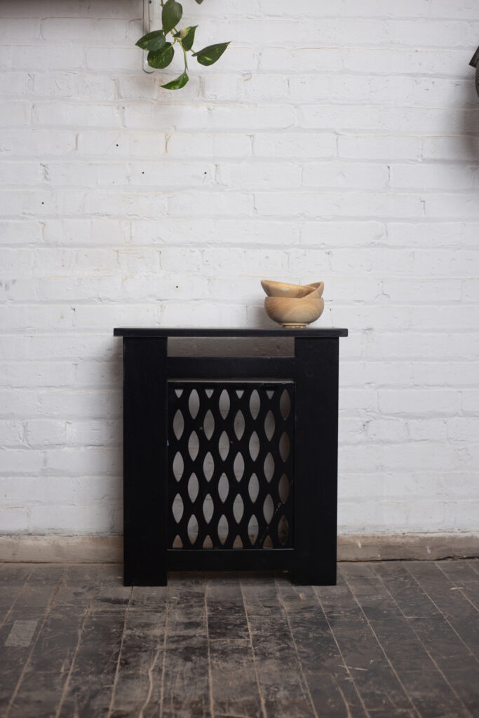 black radiator cover