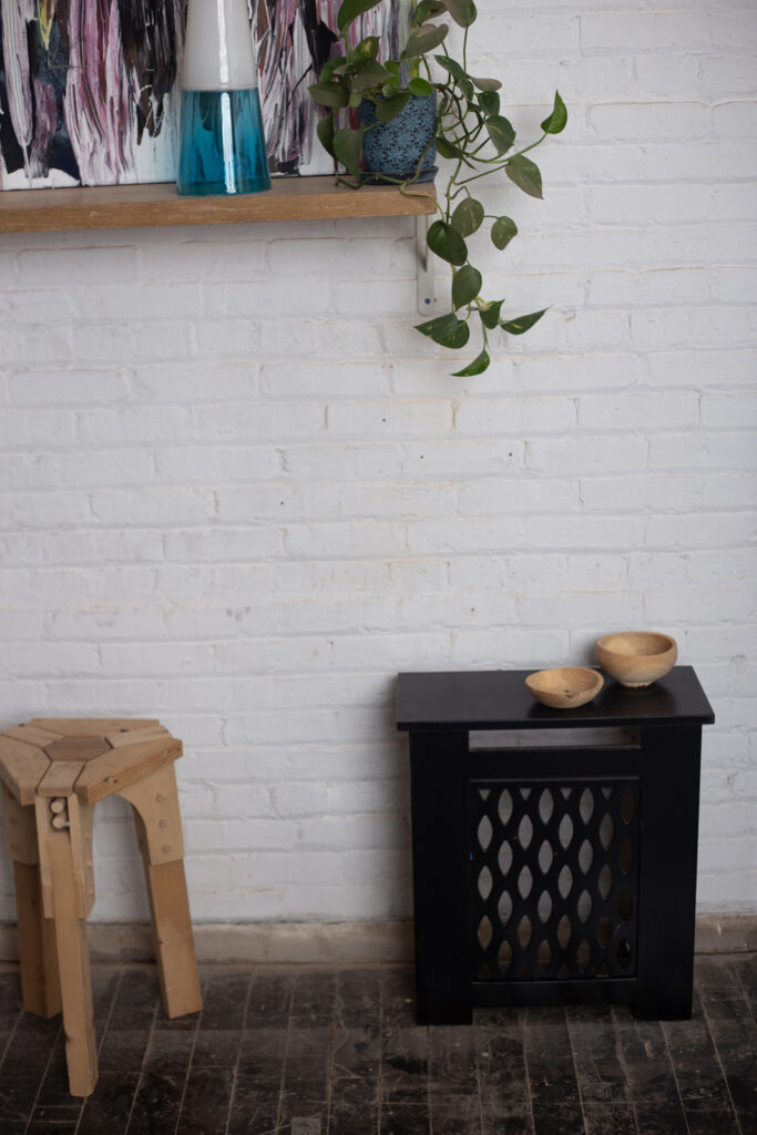 black radiator cover